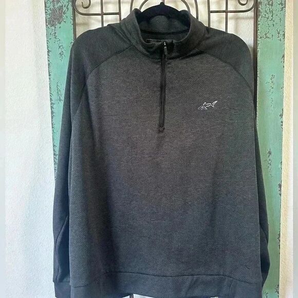 Gregory Norman Collection pullover half zip. Perfect for chilly am golfing. - Picture 3 of 6